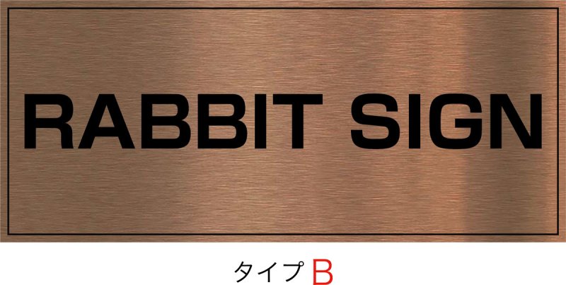 画像2: 赤銅(シャクドウ)ブロンズHL館名板　H300×W700×D25 (2)