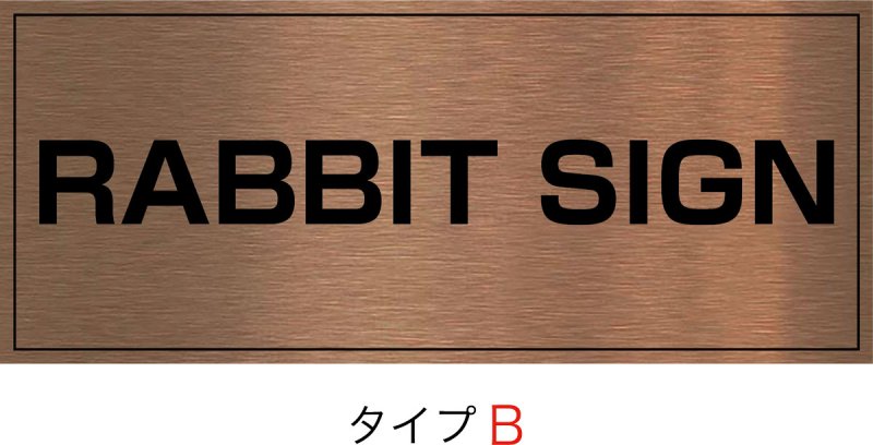 画像2: 赤銅(シャクドウ)ブロンズHL館名板　H250×W600×D22 (2)